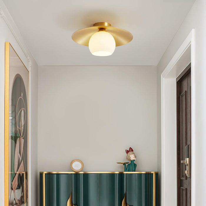 Brass Cap Ceiling Lamp-DWHOME