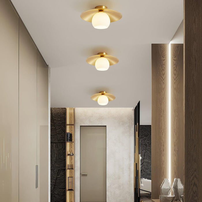Brass Cap Ceiling Lamp-DWHOME