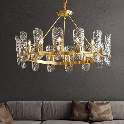 Brass Central Chandelier-DWHOME