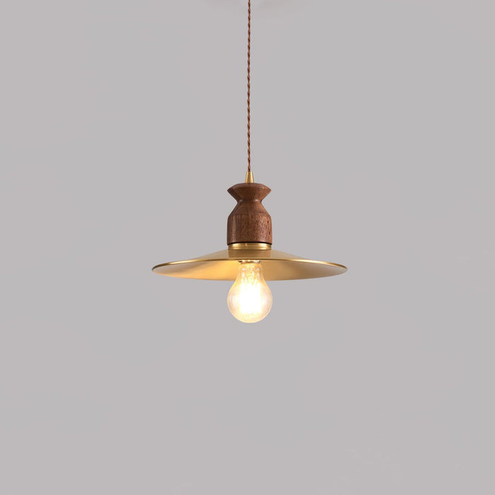 Brass Crest Pendant Light-DWHOME