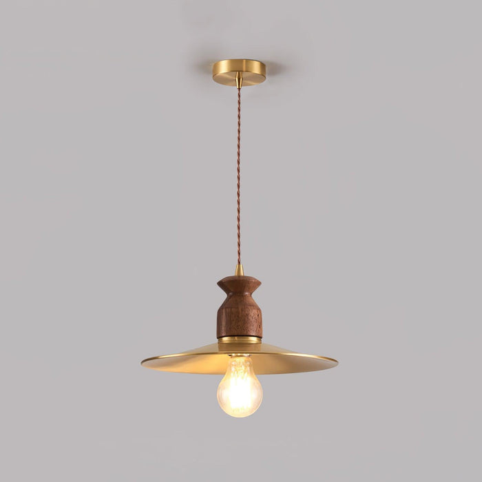 Brass Crest Pendant Light-DWHOME