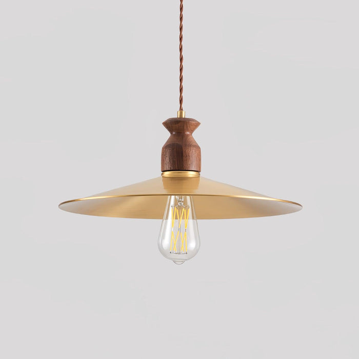Brass Crest Pendant Light-DWHOME