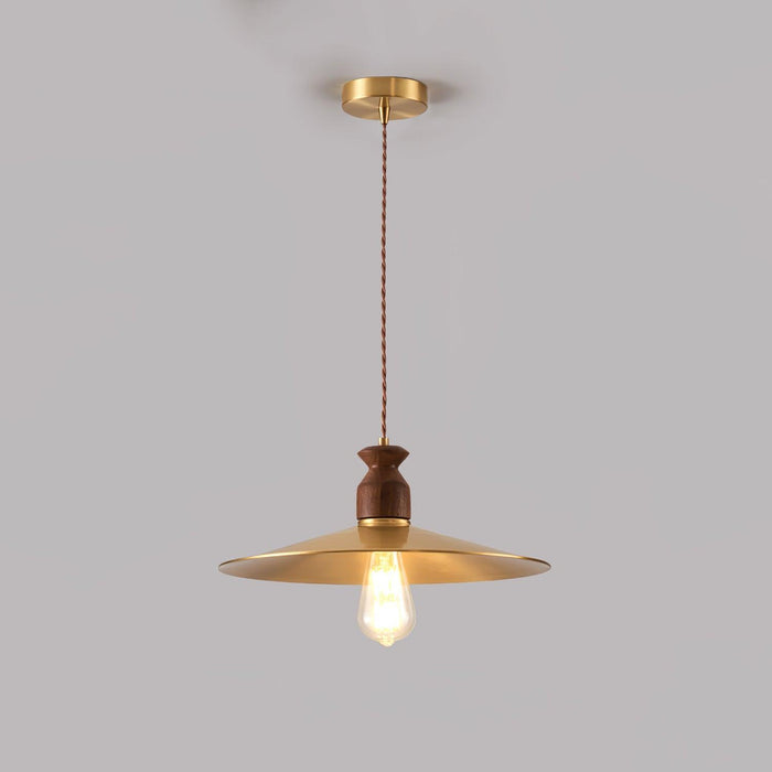 Brass Crest Pendant Light-DWHOME