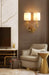 Brass Deer Head Wall Light - DWHOME