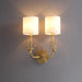 Brass Deer Head Wall Light - DWHOME