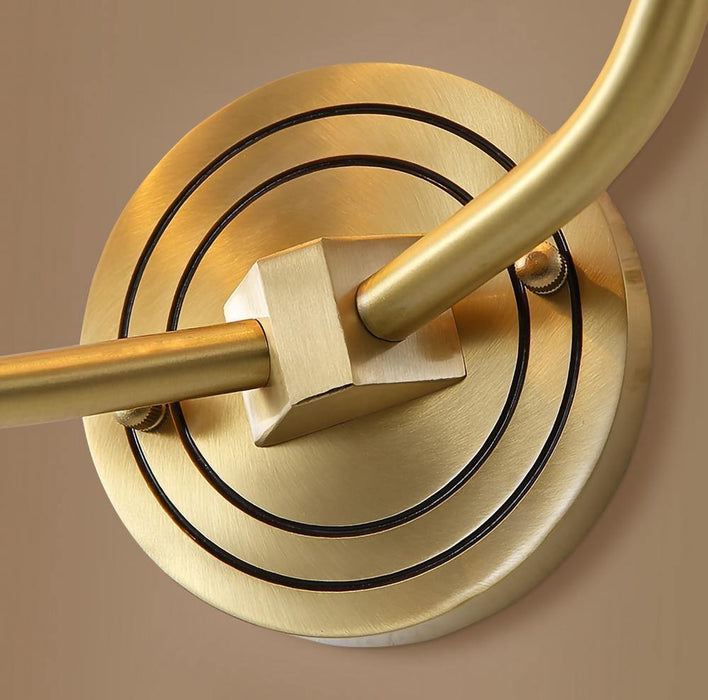 Brass Deer Head Wall Light - DWHOME