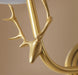 Brass Deer Head Wall Light - DWHOME