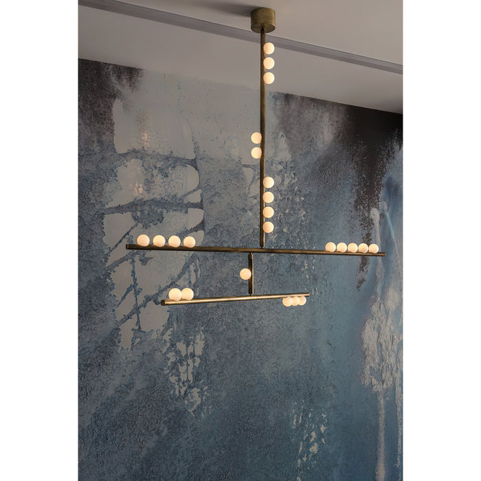 Brass Drop System Chandelier-DWHOME