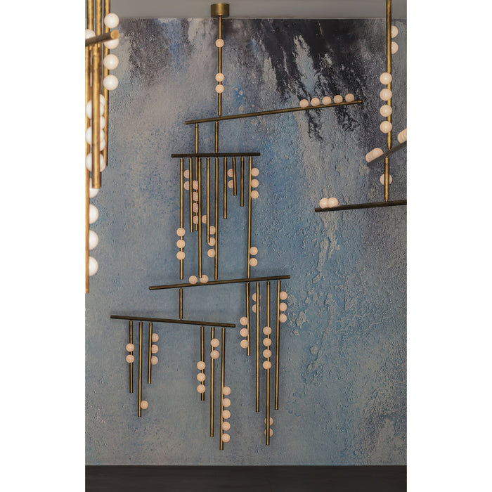 Brass Drop System Chandelier-DWHOME