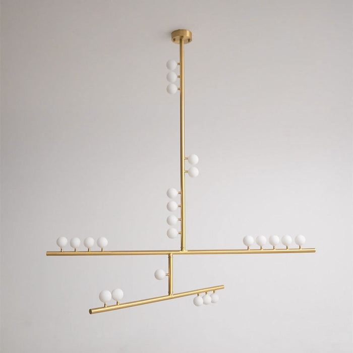 Brass Drop System Chandelier-DWHOME