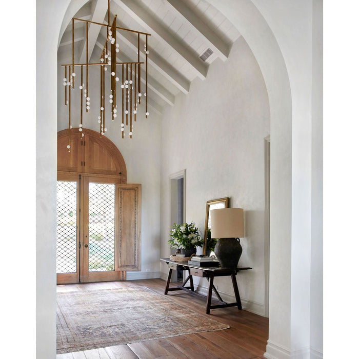 Brass Drop System Chandelier-DWHOME