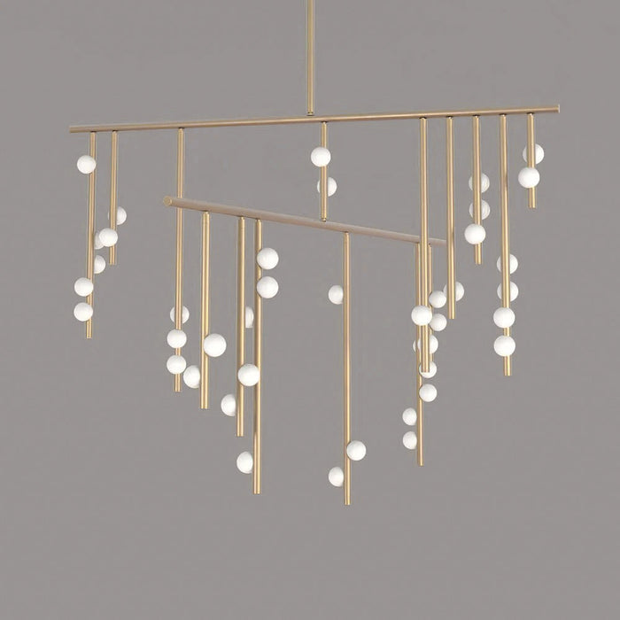Brass Drop System Chandelier-DWHOME