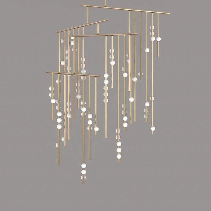 Brass Drop System Chandelier-DWHOME