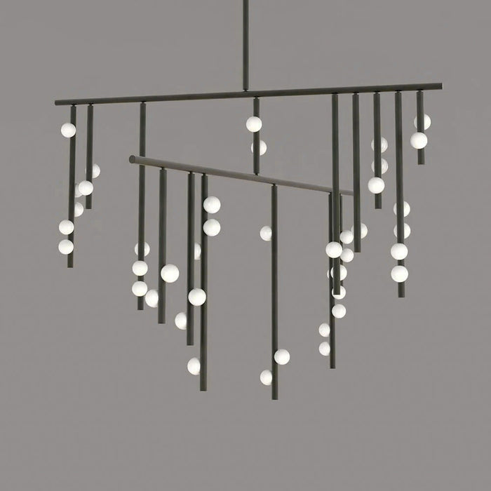 Brass Drop System Chandelier-DWHOME