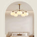 Persimmon Glass Globe Chandelier-DWHOME