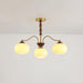 Persimmon Glass Globe Chandelier-DWHOME