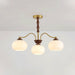 Persimmon Glass Globe Chandelier-DWHOME