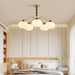 Persimmon Glass Globe Chandelier-DWHOME