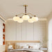 Persimmon Glass Globe Chandelier-DWHOME