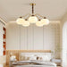 Persimmon Glass Globe Chandelier-DWHOME