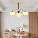 Persimmon Glass Globe Chandelier-DWHOME