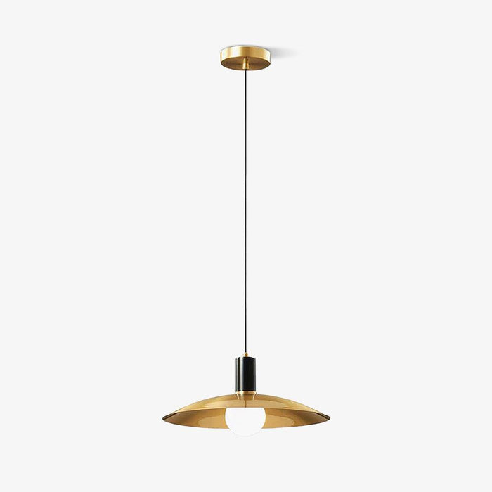 Brass Flared Pendant Lamp-DWHOME