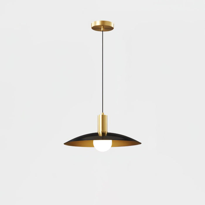Brass Flared Pendant Lamp-DWHOME