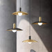Brass Flared Pendant Lamp-DWHOME