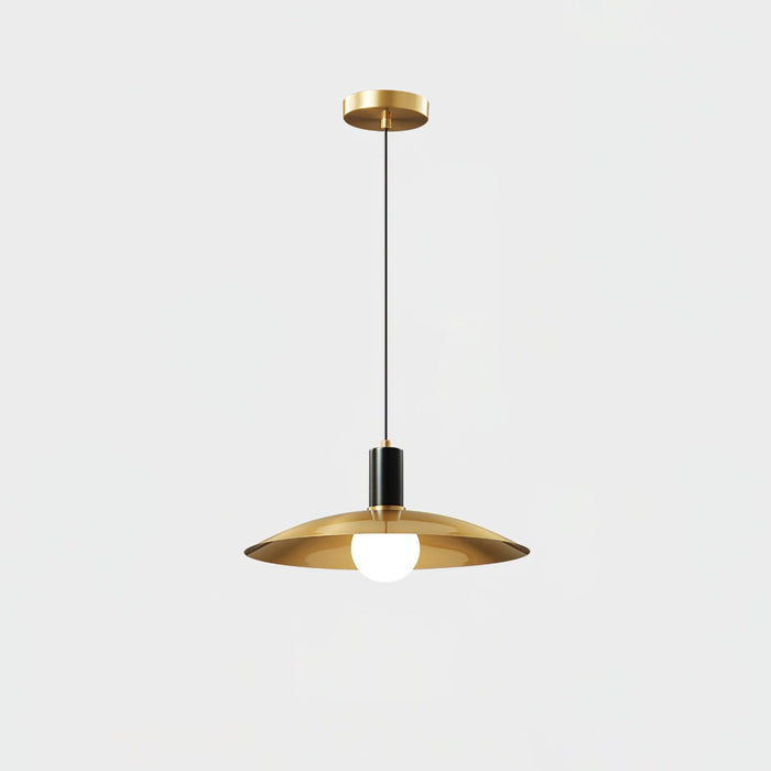 Brass Flared Pendant Lamp-DWHOME