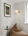 Brass Floral Glass Sconce-DWHOME