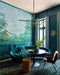 Brass Glass Drop Chandelier - DWHOME