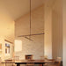 Brass Glass Drop Chandelier - DWHOME