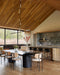 Brass Glass Drop Chandelier - DWHOME