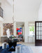 Brass Glass Drop Chandelier - DWHOME