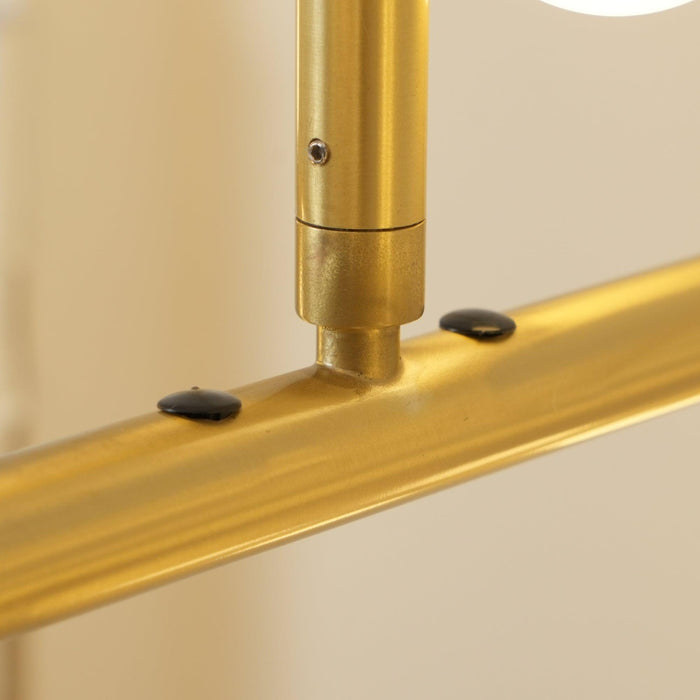 Brass Glass Drop Chandelier - DWHOME