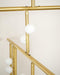 Brass Glass Drop Chandelier - DWHOME