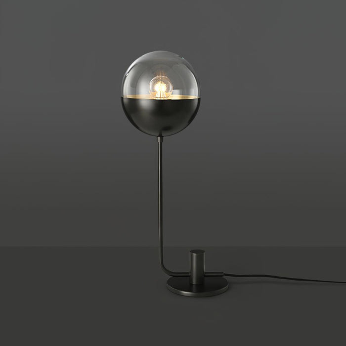 Brass Globular Table Lamp-DWHOME