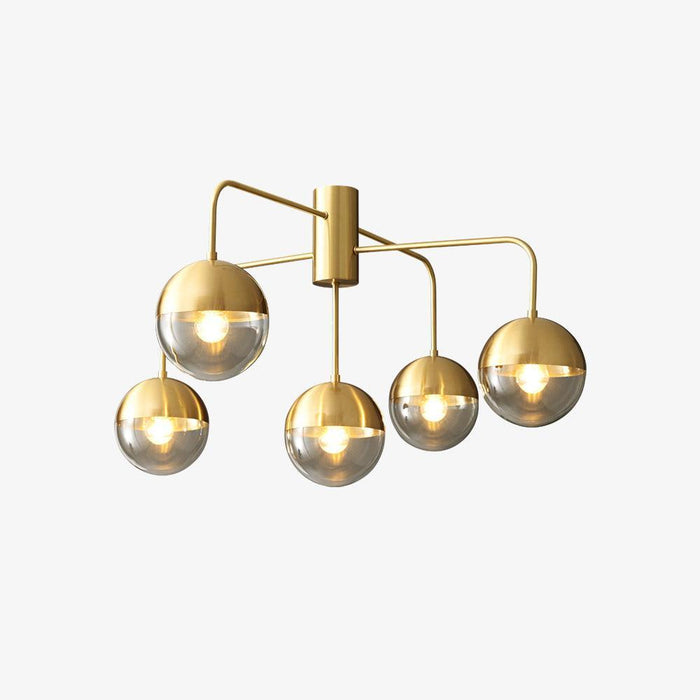 Brass Globulars Ceiling Lamp-DWHOME
