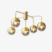 Brass Globulars Ceiling Lamp-DWHOME