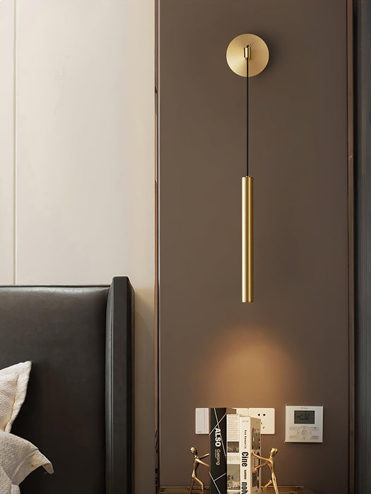 Brass Line Wall Light-DWHOME