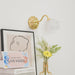 Brass Rose Wall Light-DWHOME