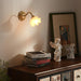 Brass Rose Wall Light-DWHOME