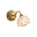 Brass Rose Wall Light-DWHOME