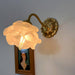 Brass Rose Wall Light-DWHOME