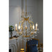 Brass Scrolls Chandelier-DWHOME