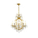 Brass Scrolls Chandelier-DWHOME