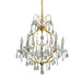 Brass Scrolls Chandelier-DWHOME