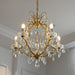 Brass Scrolls Chandelier-DWHOME
