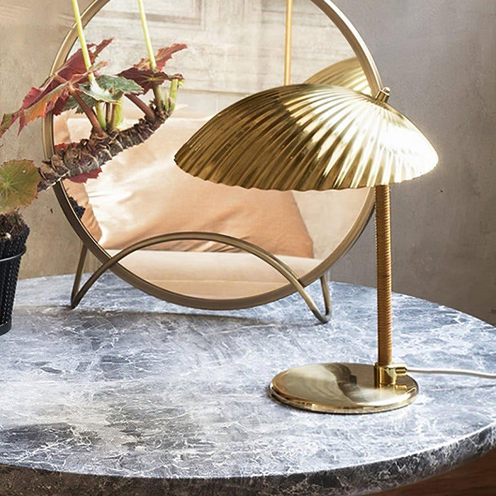 Brass Shell Table Lamp - DWHOME