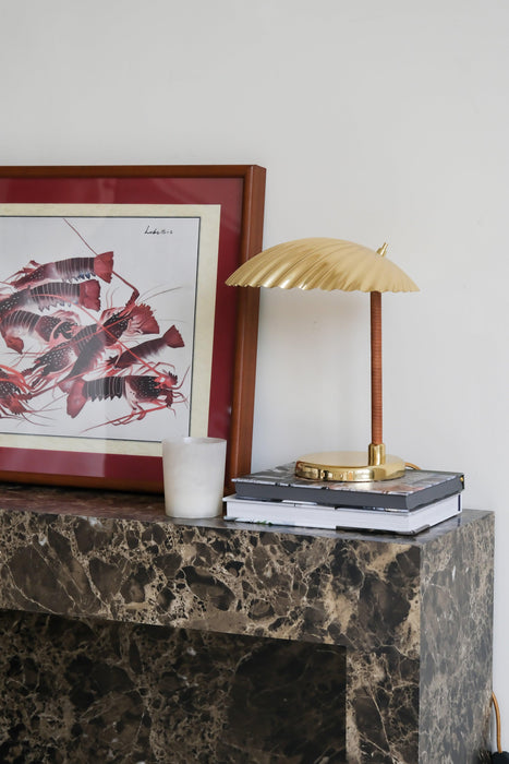 Brass Shell Table Lamp - DWHOME